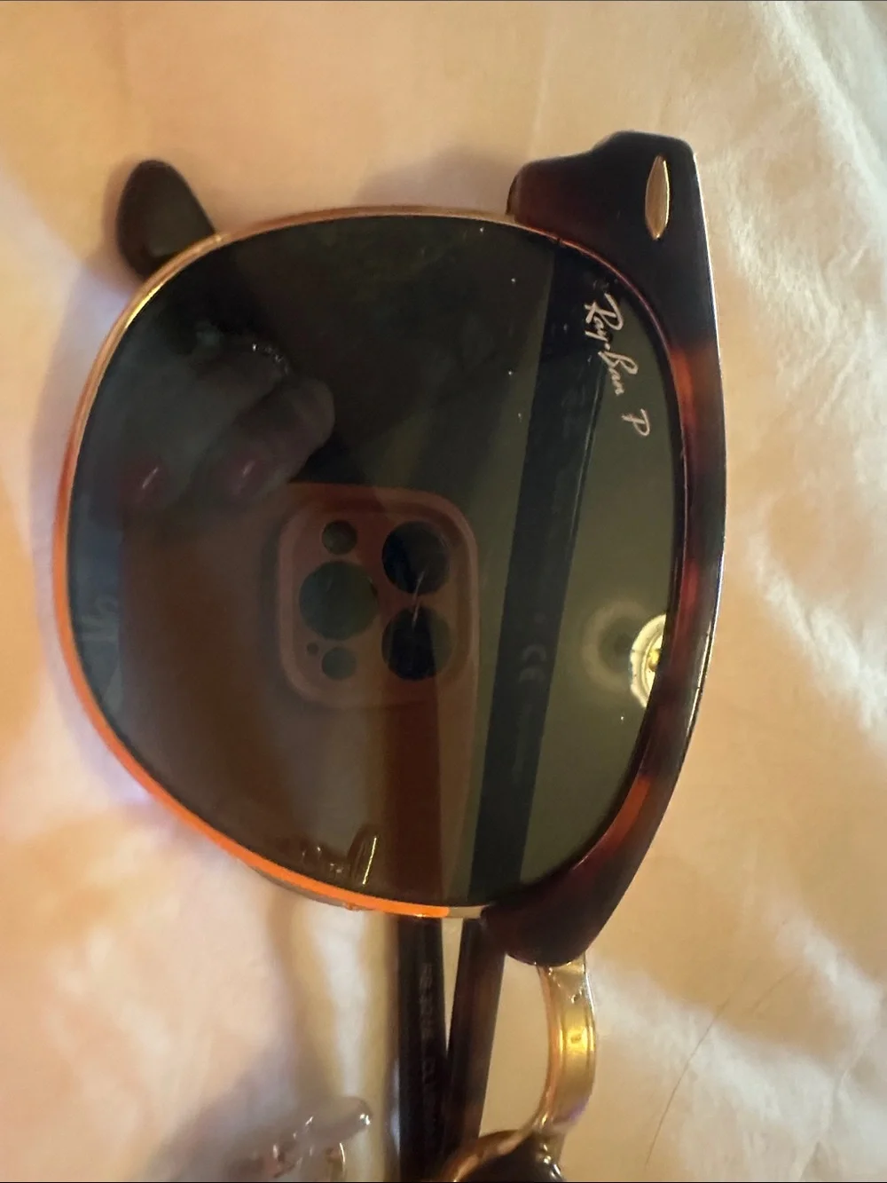 Ray-Ban Clubmaster Sunglasses - Tortoise Frame with Dark Green Lenses